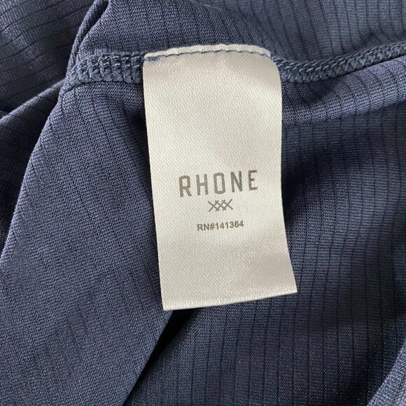 Rhone T-Shirt Tee Small Men's Health Blue Short Sleeve Crewneck TP-2280 - Picture 8 of 9